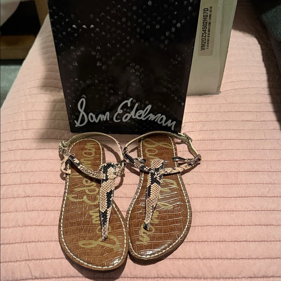 Sam Edelman Women's Sandals - Black and Tan - Picture 1 of 14